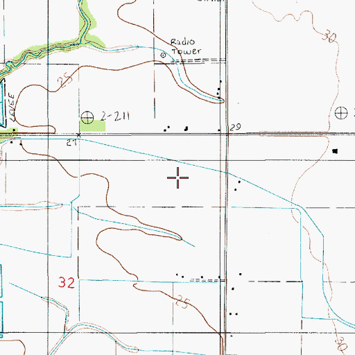 Topographic Map of Parish Governing Authority District 8, LA