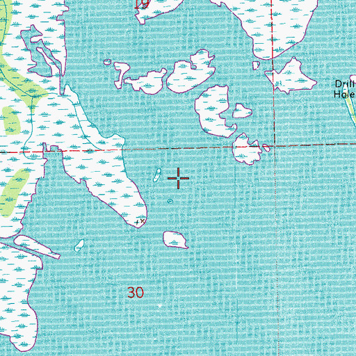 Topographic Map of Parish Governing Authority District 8, LA