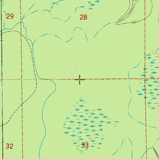 Topographic Map of Parish Governing Authority District 9, LA