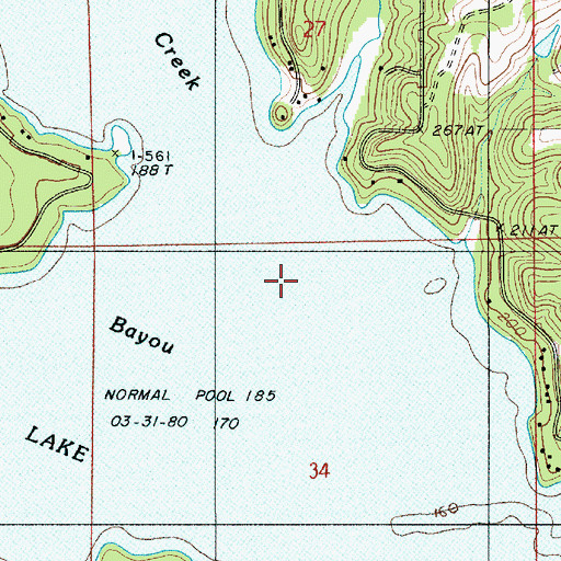 Topographic Map of Parish Governing Authority District 9, LA