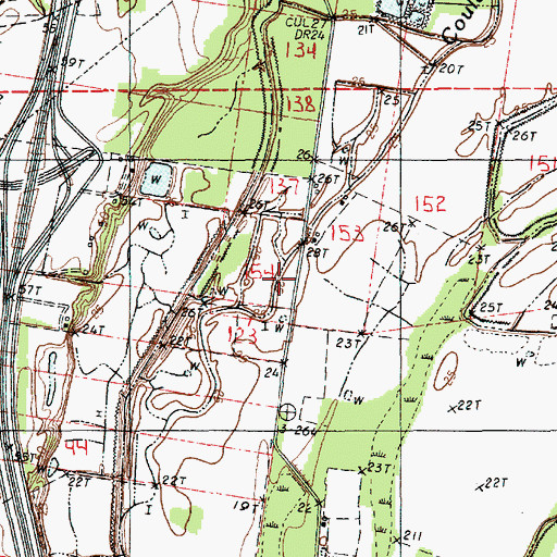 Topographic Map of Parish Governing Authority District 9, LA