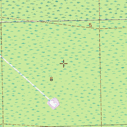 Topographic Map of Parish Governing Authority District 9, LA