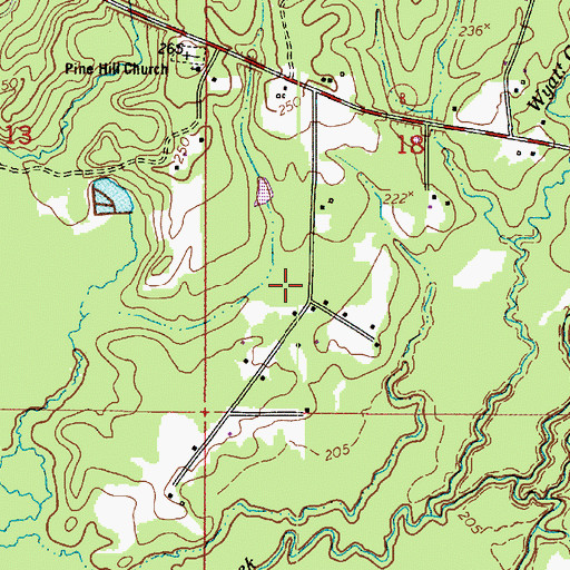 Topographic Map of Parish Governing Authority District 9, LA