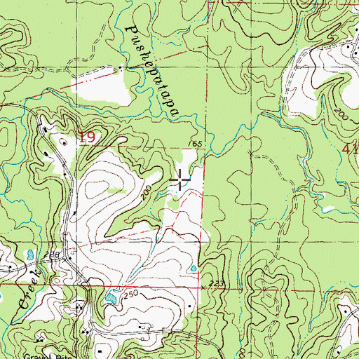 Topographic Map of Parish Governing Authority District 9 (historical), LA