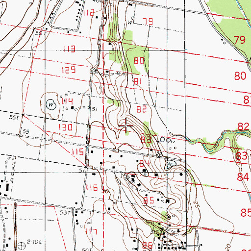 Topographic Map of Parish Governing Authority District A, LA