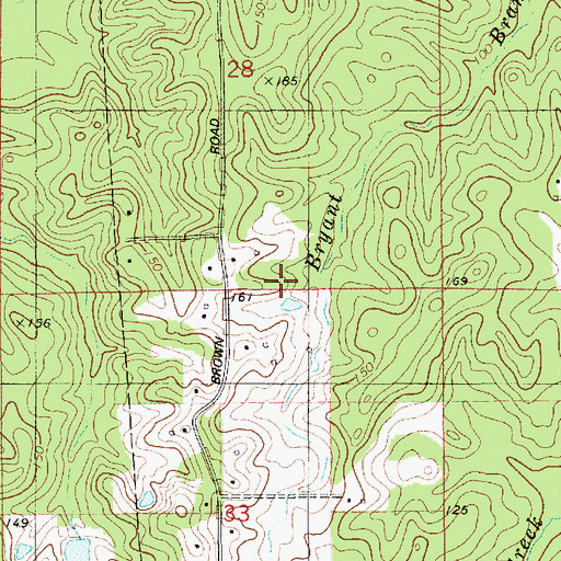 Topographic Map of Parish Governing Authority District B, LA