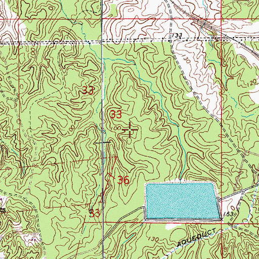 Topographic Map of Parish Governing Authority District B, LA
