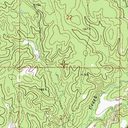 Topographic Map of Parish Governing Authority District H, LA