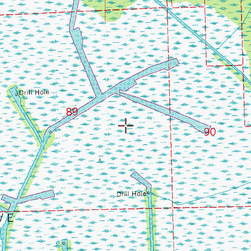 Topographic Map of Parish Governing Authority District J (historical), LA
