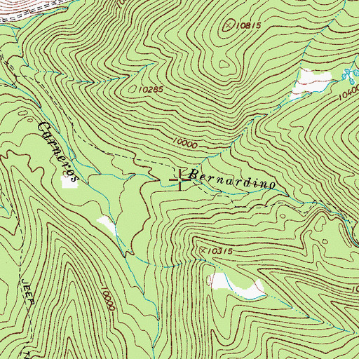 Topographic Map of El Perdido Creek, CO