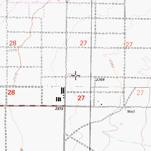 Topographic Map of Antelope Valley, CA