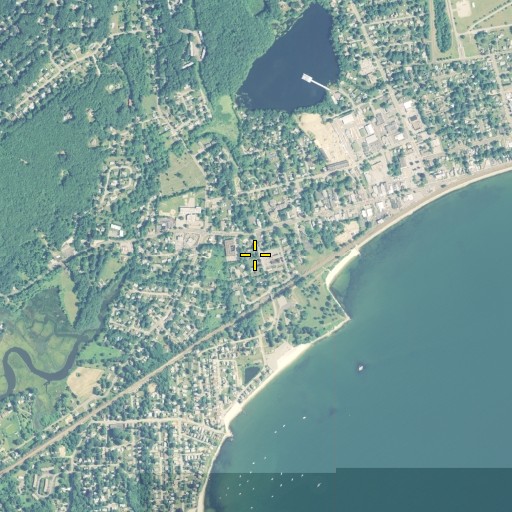 Aerial/Satellite Image of Baptist Hill, CT