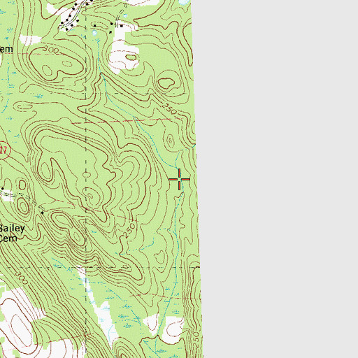 Topographic Map of Colonel Ledyard Park, CT