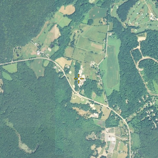 Aerial/Satellite Image of Franklin Elementary School, CT