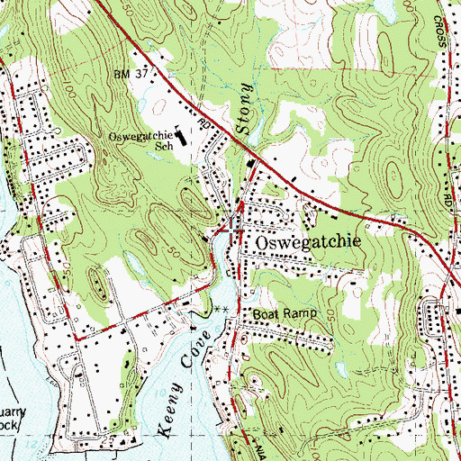 Topographic Map of Friends Religious Society, CT