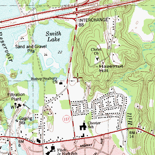 Topographic Map of Grasso Gardens, CT