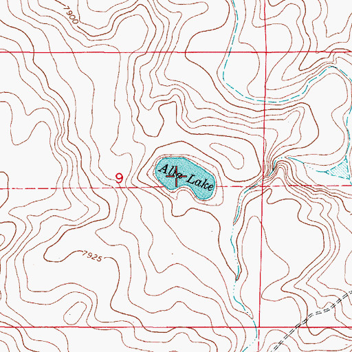 Topographic Map of Alta Lake, CO