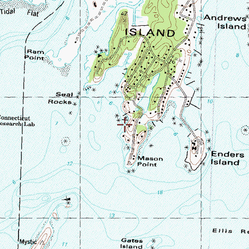 Topographic Map of Ice Harbor, CT