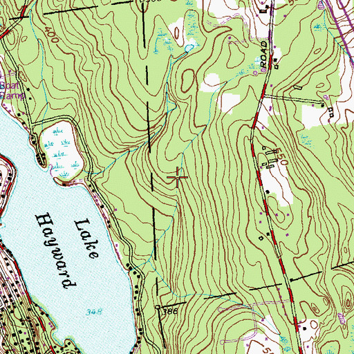 Topographic Map of Interchange 6, CT