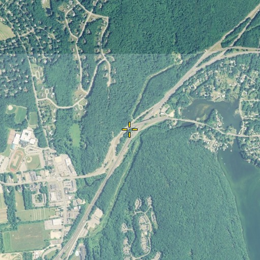 Aerial/Satellite Image of Interchange 75, CT