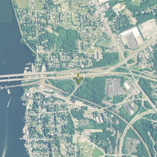Aerial/Satellite Image of Interchange 85, CT