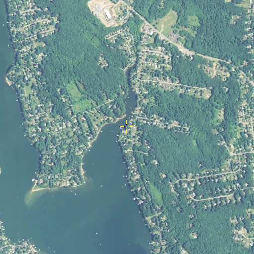 Aerial/Satellite Image of Kiddie Beach, CT