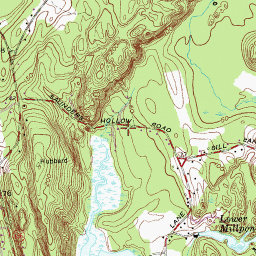 Topographic Map of Matson Hill (historical), CT
