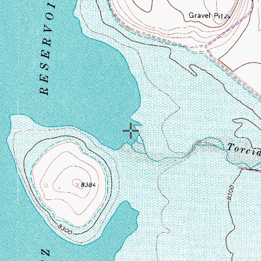 Topographic Map of Torcido Creek, CO