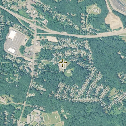 Aerial/Satellite Image of Mohegan School, CT