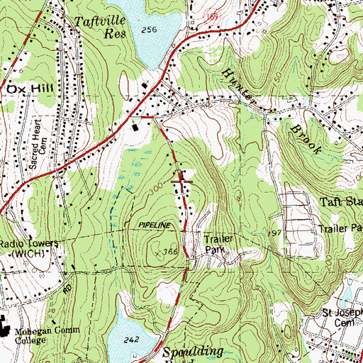 Topographic Map of New Apostolic Church, CT