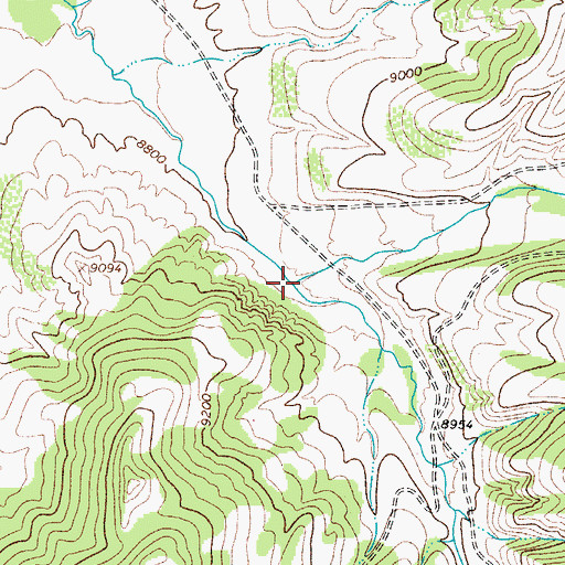 Topographic Map of Alamosito Creek, CO