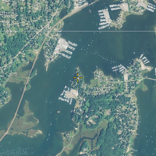 Aerial/Satellite Image of Pine Hill, CT