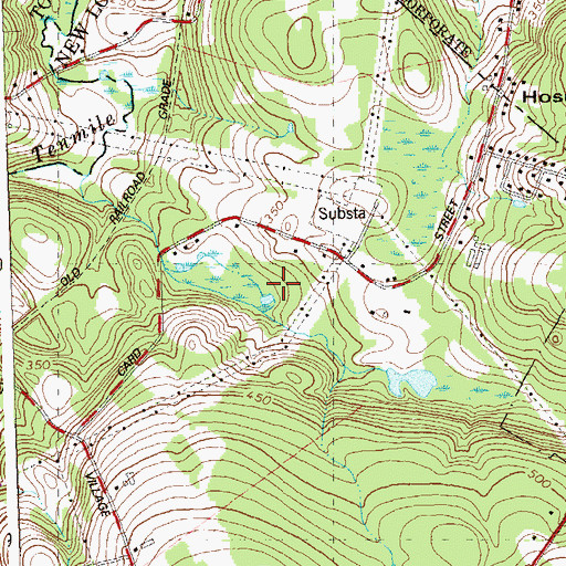 Topographic Map of Redeemer Lutheran Church, CT