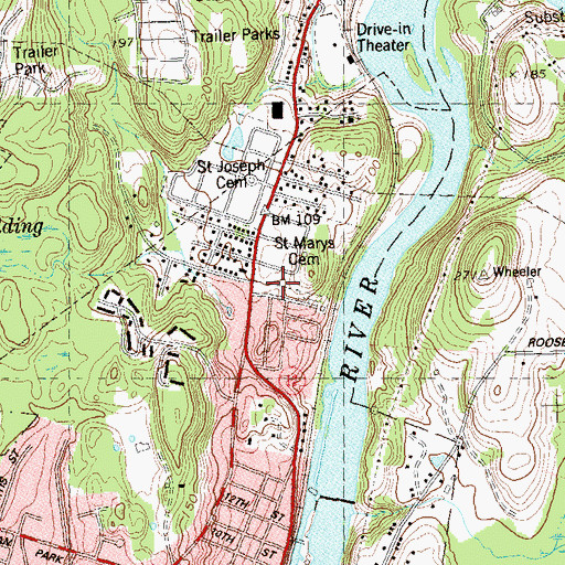 Topographic Map of Sachem Plain (historical), CT