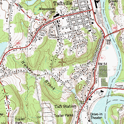 Topographic Map of Sachem Spring, CT