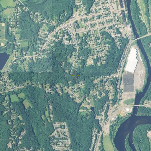 Aerial/Satellite Image of Sachem Spring, CT