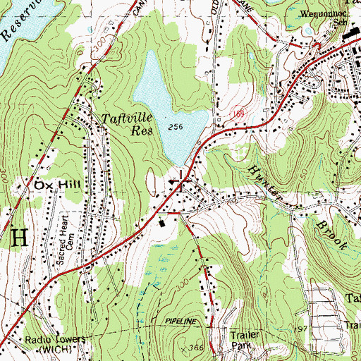 Topographic Map of Seventh Day Adventist Church, CT