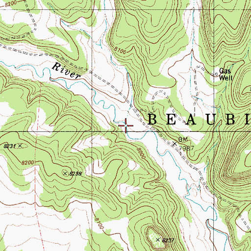 Topographic Map of San Francisco Pass, CO
