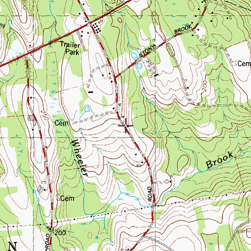 Topographic Map of Stonington Vineyards, CT