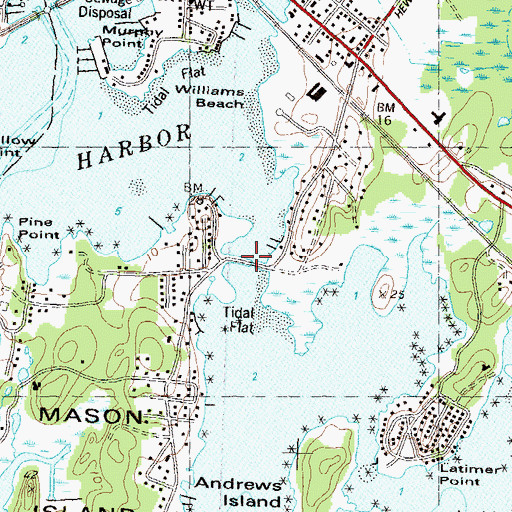 Topographic Map of The Riding Way, CT