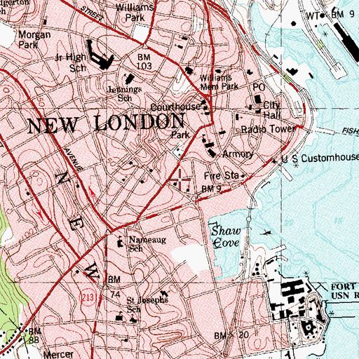 Topographic Map of The Shepherds Tent, CT