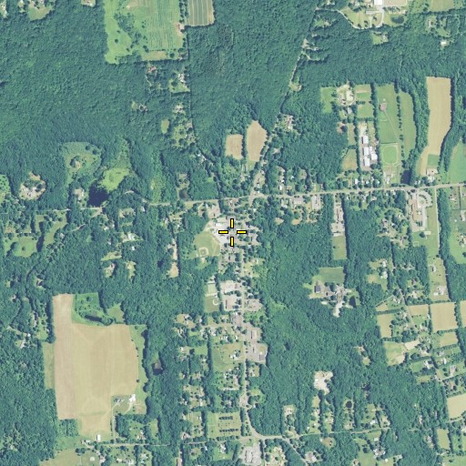 Aerial/Satellite Image of Bethlehem Town Hall, CT