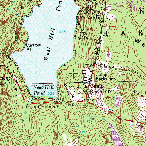 Topographic Map of Brodie Park, CT