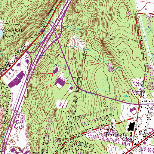 Topographic Map of Church of Christ, CT