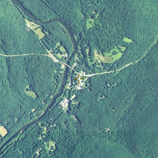 Aerial/Satellite Image of Cornwall Bridge Post Office, CT