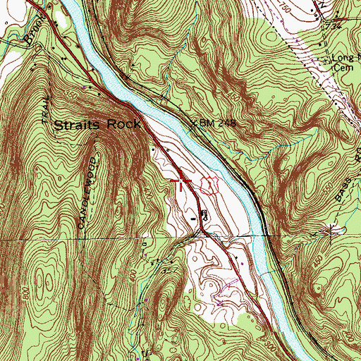 Topographic Map of Emmanuel Williamson Park, CT