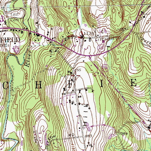 Topographic Map of Haight Vineyard, CT