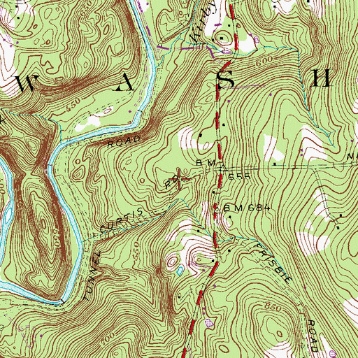 Topographic Map of Institute for American Indian Studies, CT