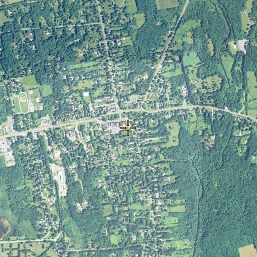 Aerial/Satellite Image of Litchfield Post Office, CT
