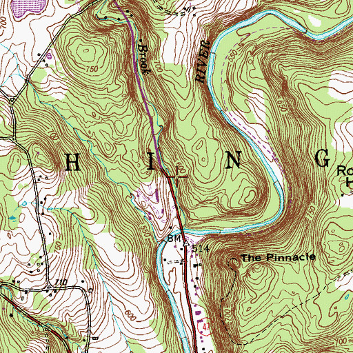 Topographic Map of New Preston Station (historical), CT